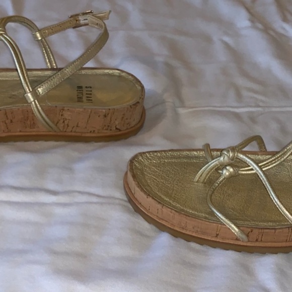 Stuart Weitzman Matty sandal Sun Washed Nappa sz 6 - Picture 4 of 7